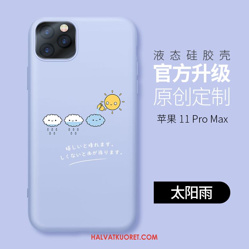 iPhone 11 Pro Max Kuoret Ohut Puhelimen Trendi, iPhone 11 Pro Max Kuori Pehmeä Neste All Inclusive