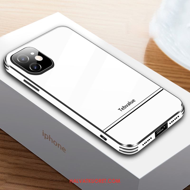 iPhone 12 Mini Kuoret Kiinteä Väri Lasi Suojaus, iPhone 12 Mini Kuori Persoonallisuus Luova
