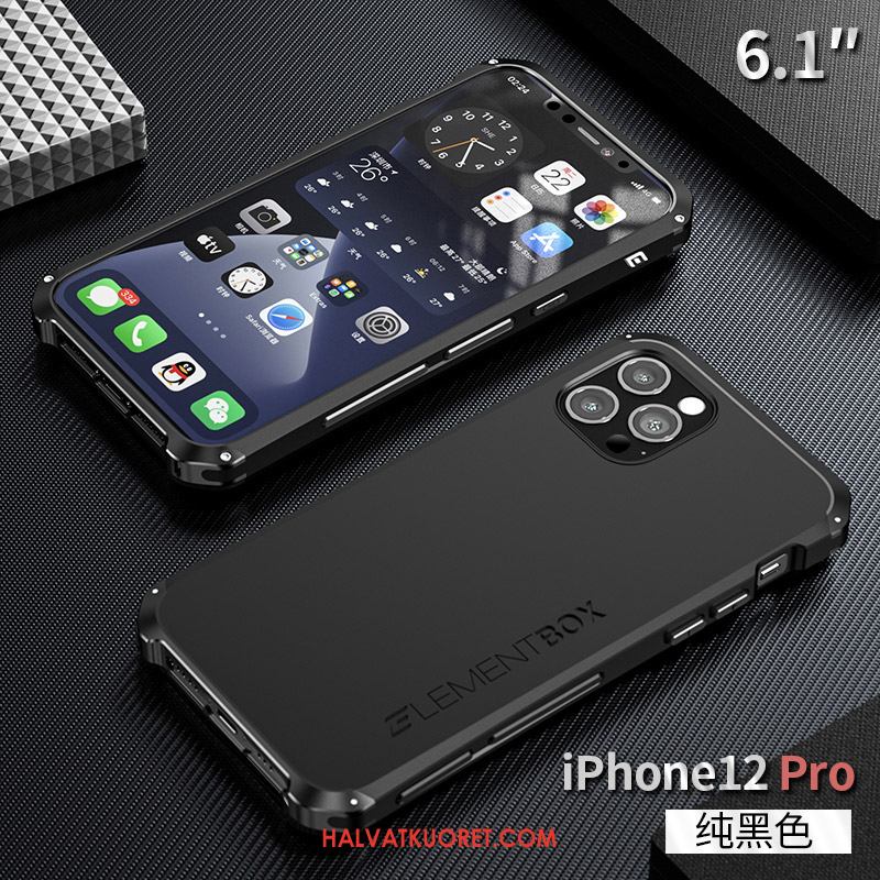 iPhone 12 Pro Kuoret All Inclusive Sininen Suojaus, iPhone 12 Pro Kuori Silikoni Puhelimen