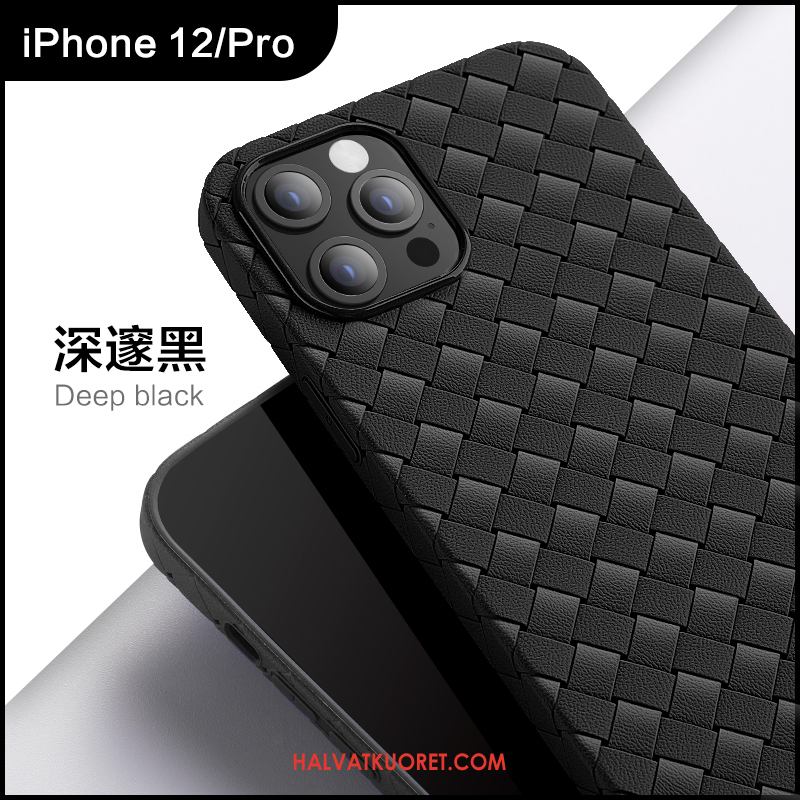 iPhone 12 Pro Kuoret Kudonta Suojaus Puhelimen, iPhone 12 Pro Kuori Kotelo Sininen