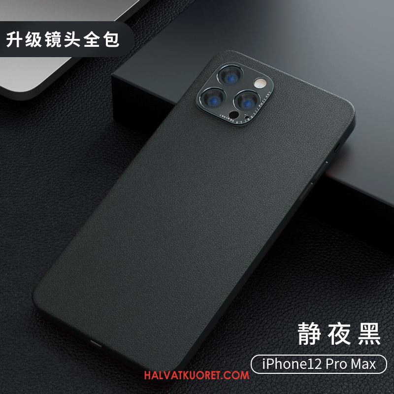 iPhone 12 Pro Max Kuoret All Inclusive Ohut, iPhone 12 Pro Max Kuori Net Red Nahka