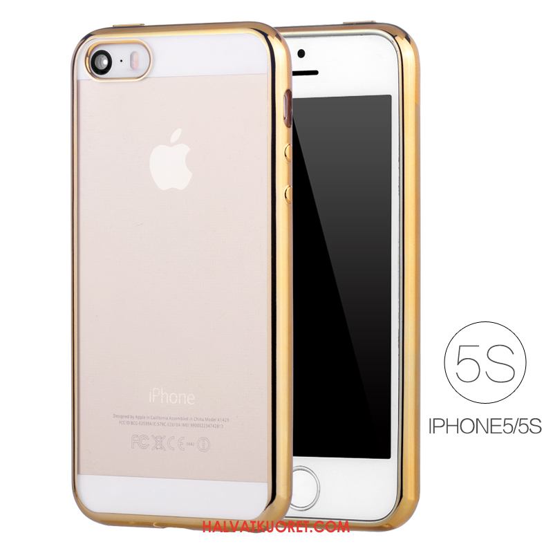 iPhone 5 / 5s Kuoret Silikoni Valkoinen, iPhone 5 / 5s Kuori Suojaus Ohut