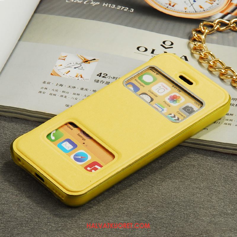 iPhone 5c Kuoret Ultra Keltainen Kotelo, iPhone 5c Kuori Suojaus Läpinäkyvä