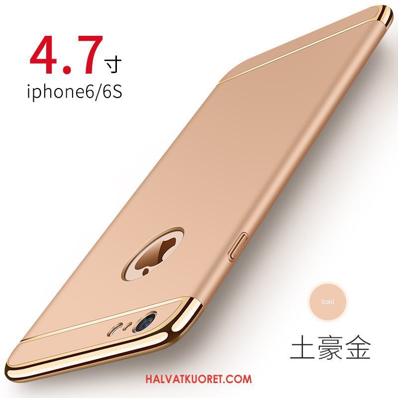 iPhone 6 / 6s Kuoret Yksinkertainen Punainen Metalli, iPhone 6 / 6s Kuori Puhelimen Pesty Suede
