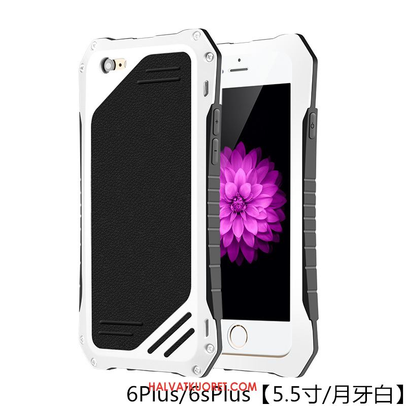 iPhone 6 / 6s Plus Kuoret Metalli Trendi Suojaus, iPhone 6 / 6s Plus Kuori Silikoni Kolme Puolustusta