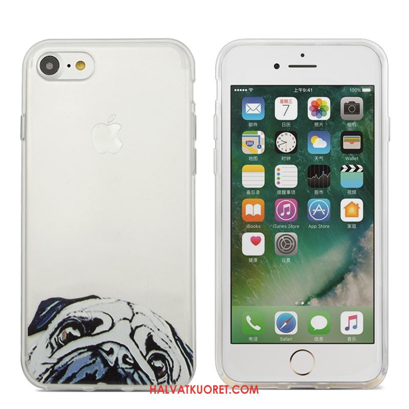 iPhone 6 / 6s Plus Kuoret Valkoinen Puhelimen Rakastunut, iPhone 6 / 6s Plus Kuori Sarjakuva Suojaus