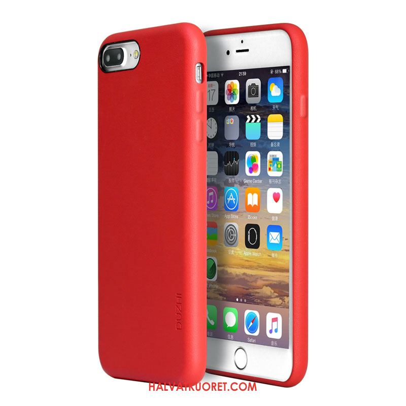 iPhone 7 Plus Kuoret Jauhe Murtumaton Punainen, iPhone 7 Plus Kuori All Inclusive Tide-brändi