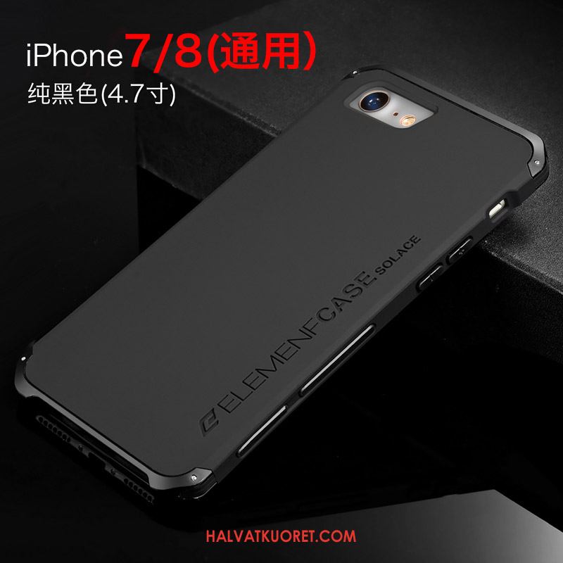 iPhone 8 Kuoret Metalli Puhelimen, iPhone 8 Kuori Musta Trendi
