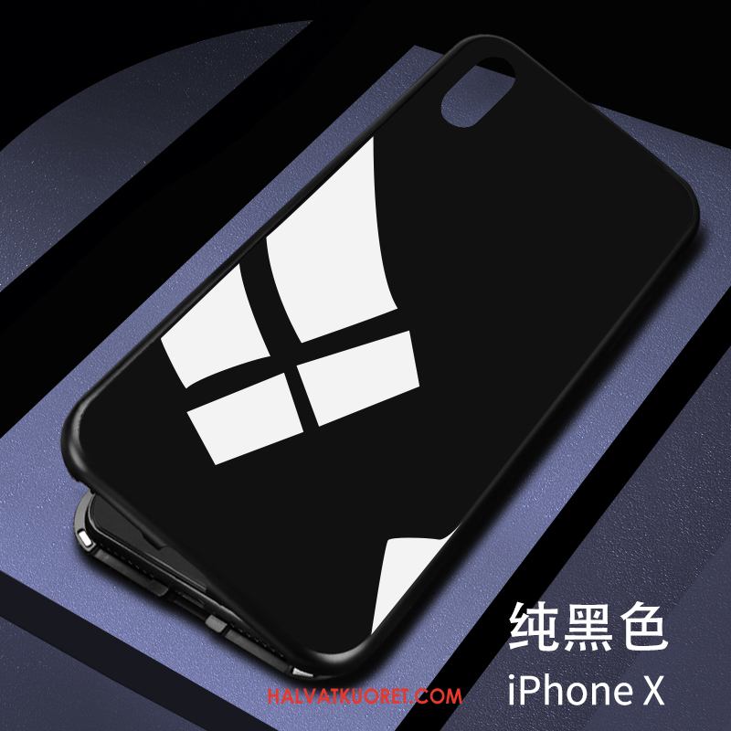 iPhone X Kuoret Läpinäkyvä Uusi All Inclusive, iPhone X Kuori Metalli