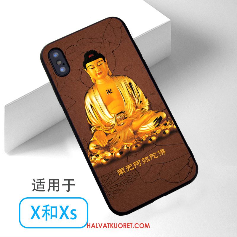 iPhone Xs Kuoret Sininen Puhelimen, iPhone Xs Kuori Buddha