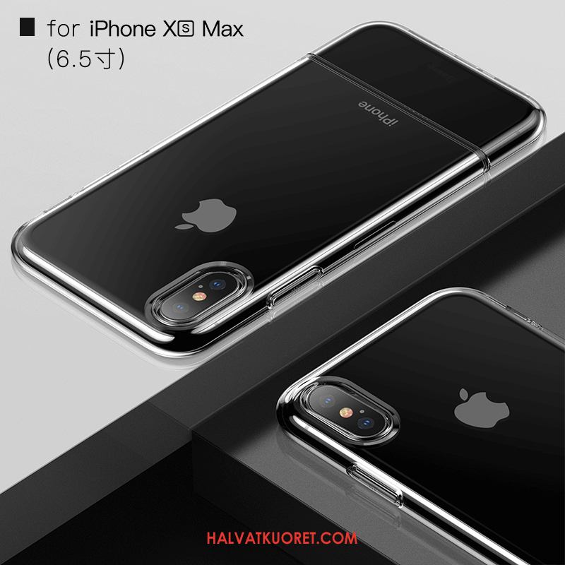 iPhone Xs Max Kuoret Läpinäkyvä Uusi All Inclusive, iPhone Xs Max Kuori Silikoni Musta