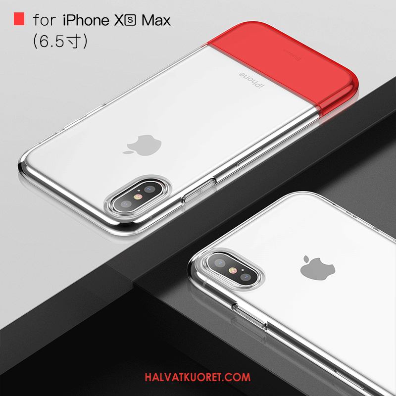iPhone Xs Max Kuoret Läpinäkyvä Uusi All Inclusive, iPhone Xs Max Kuori Silikoni Musta