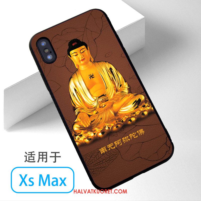 iPhone Xs Max Kuoret Puhelimen Buddha, iPhone Xs Max Kuori Keltainen