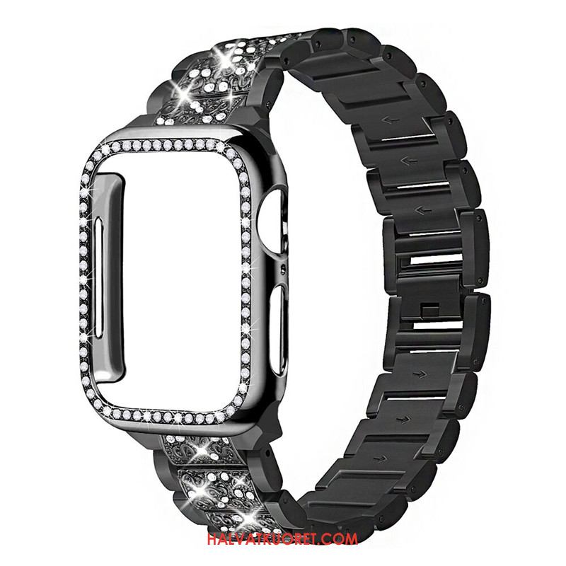 Apple Watch Series 3 Kuoret Rhinestone Inlay Musta, Apple Watch Series 3 Kuori