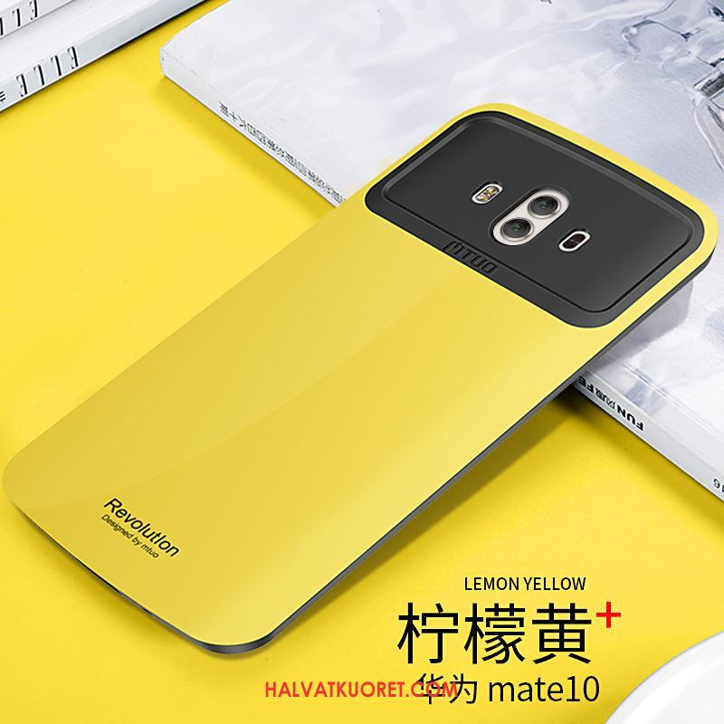 Huawei Mate 10 Kuoret Kova Silikoni, Huawei Mate 10 Kuori Murtumaton Keltainen