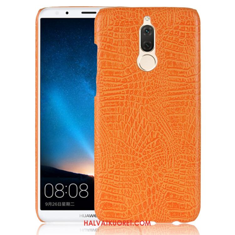 Huawei Mate 10 Lite Kuoret Kotelo Puhelimen Suojaus, Huawei Mate 10 Lite Kuori Nahka Orange