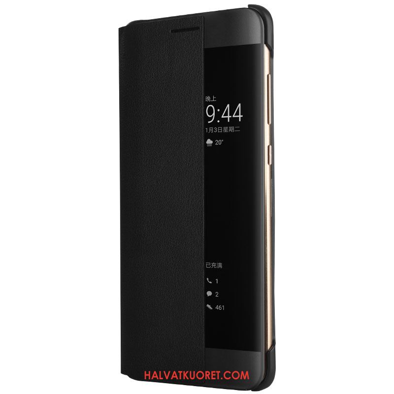 Huawei Mate 10 Pro Kuoret Puhelimen Simpukka, Huawei Mate 10 Pro Kuori Musta Nahkakotelo
