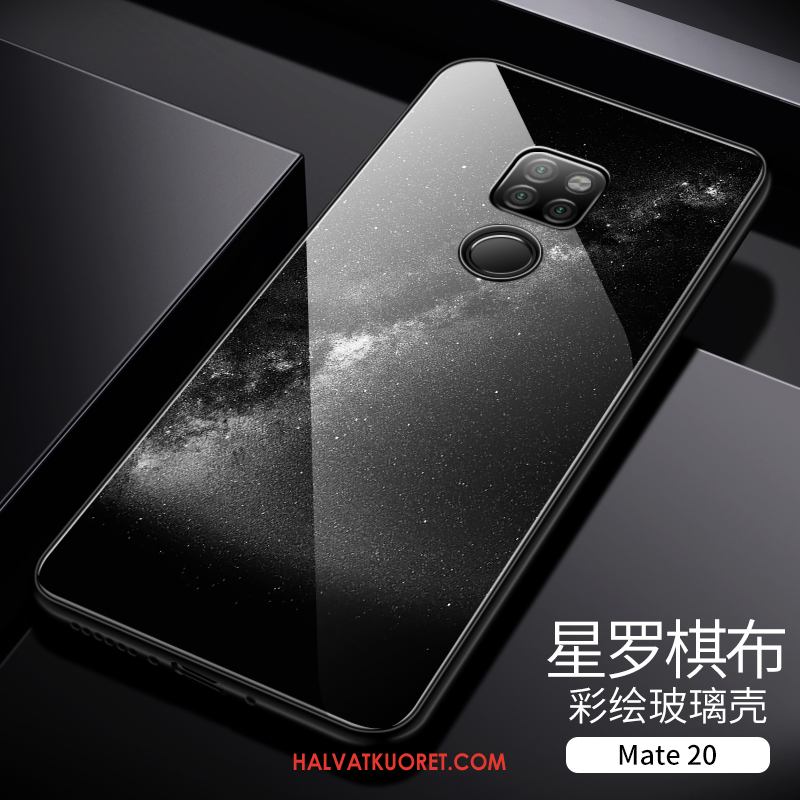 Huawei Mate 20 Kuoret Kotelo Lasi Persoonallisuus, Huawei Mate 20 Kuori Musta Suojaus