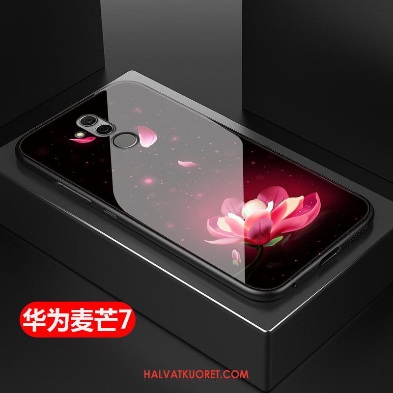 Huawei Mate 20 Lite Kuoret Persoonallisuus Trendi Lasi, Huawei Mate 20 Lite Kuori Punainen Luova