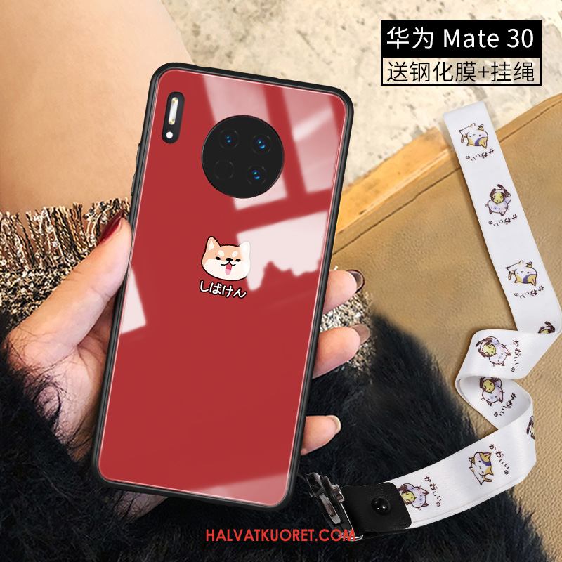 Huawei Mate 30 Kuoret Silikoni Ultra Punainen, Huawei Mate 30 Kuori Persoonallisuus Trendi