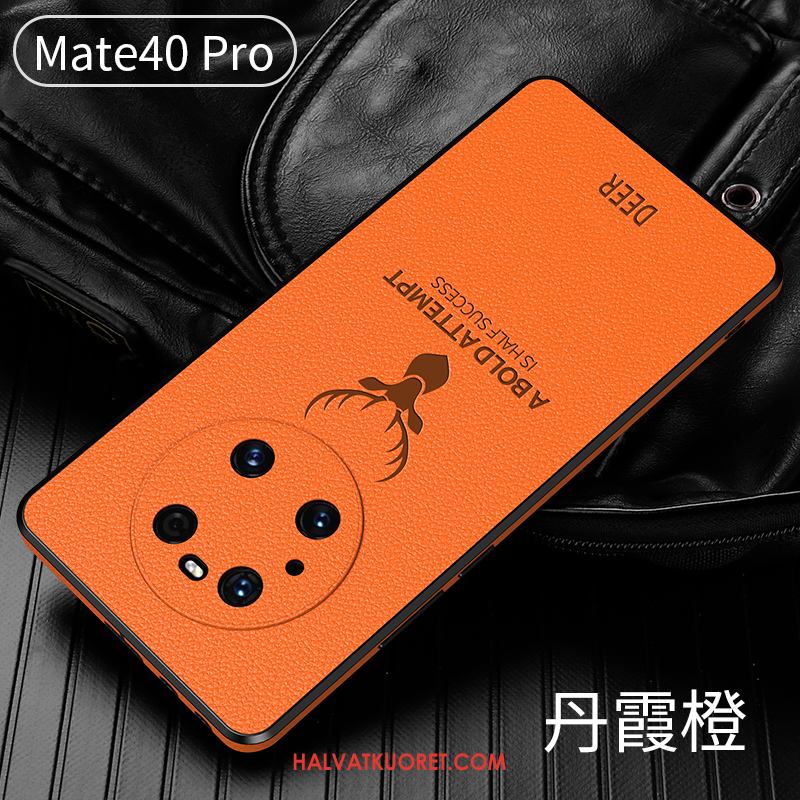 Huawei Mate 40 Pro Kuoret Suojaus Nahkakotelo, Huawei Mate 40 Pro Kuori All Inclusive Silikoni