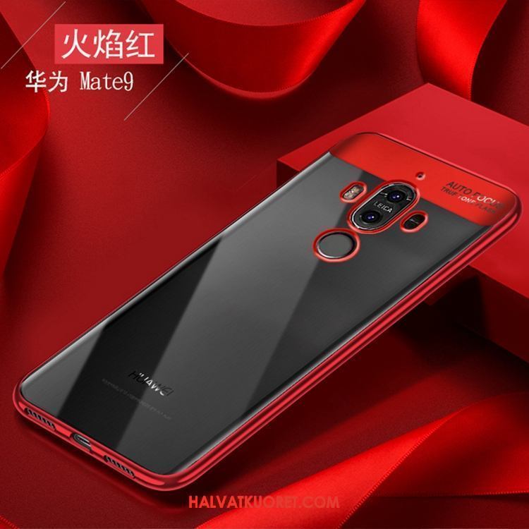 Huawei Mate 9 Kuoret Läpinäkyvä Punainen, Huawei Mate 9 Kuori Ultra Murtumaton