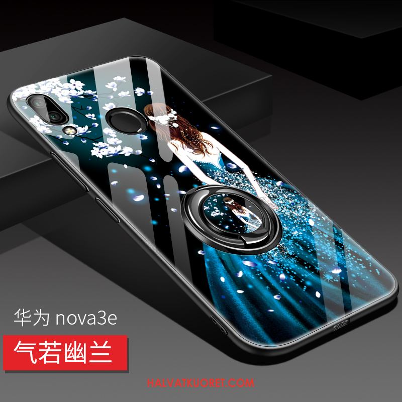 Huawei Nova 3e Kuoret Kotelo Suojaus All Inclusive, Huawei Nova 3e Kuori Luova Sininen