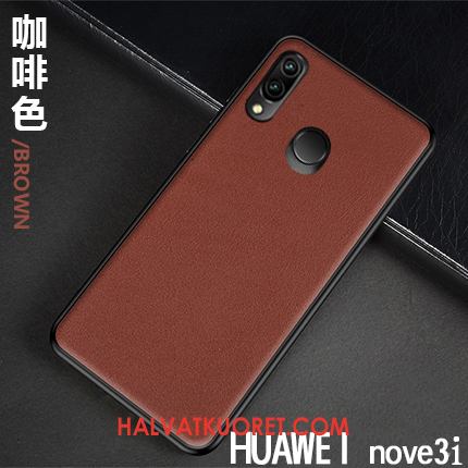 Huawei Nova 3i Kuoret Puhelimen Uusi Aito Nahka, Huawei Nova 3i Kuori All Inclusive Ylellisyys Braun