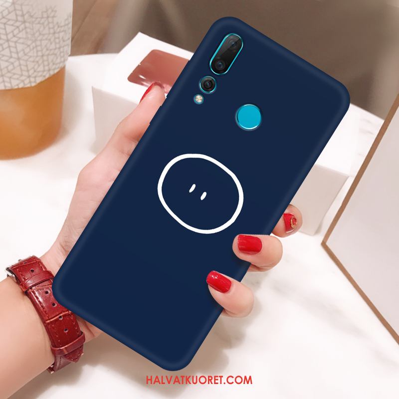 Huawei P Smart+ 2019 Kuoret All Inclusive Silikoni Sininen, Huawei P Smart+ 2019 Kuori Puhelimen Kotelo