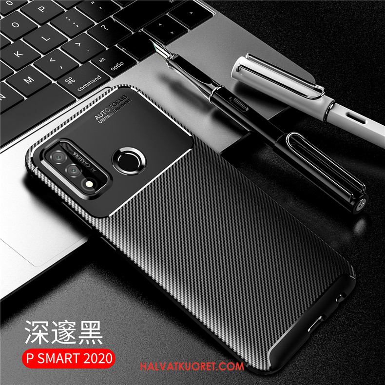 Huawei P Smart 2020 Kuoret Puhelimen Musta Kotelo, Huawei P Smart 2020 Kuori Murtumaton Lisävarusteet