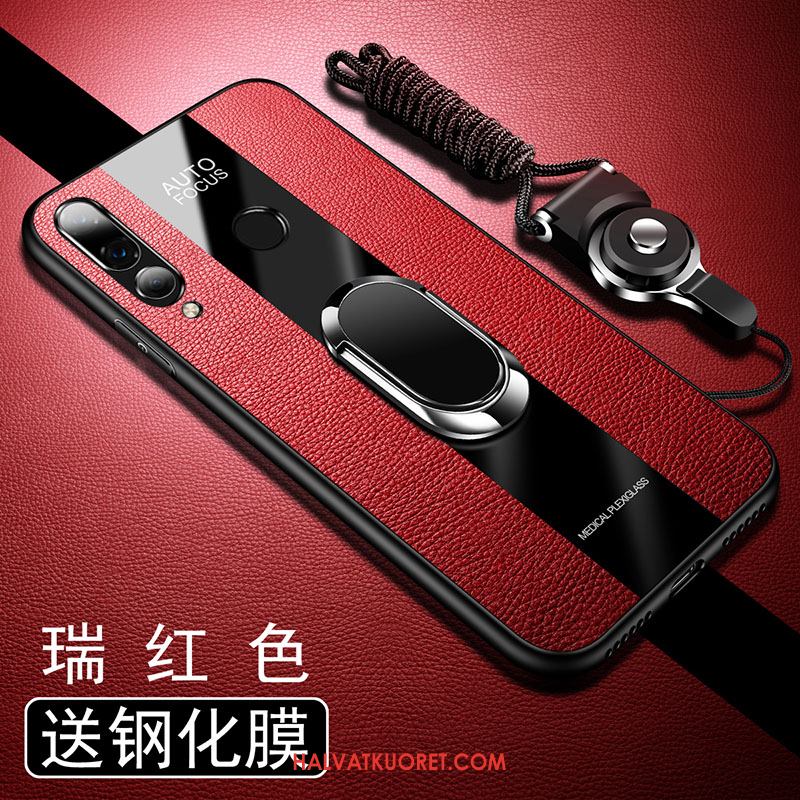 Huawei P30 Lite Kuoret Trendi Pehmeä Neste Suojaus, Huawei P30 Lite Kuori Punainen Murtumaton
