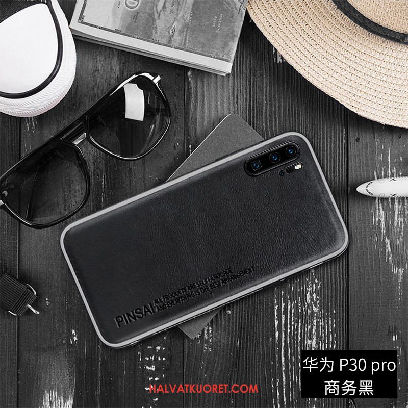 Huawei P30 Pro Kuoret Puhelimen All Inclusive Kotelo, Huawei P30 Pro Kuori Tide-brändi Musta