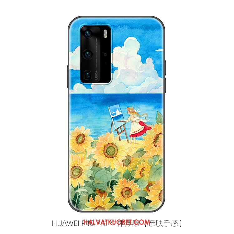 Huawei P40 Pro Kuoret Puhelimen Ihana Sarjakuva, Huawei P40 Pro Kuori All Inclusive Pesty Suede