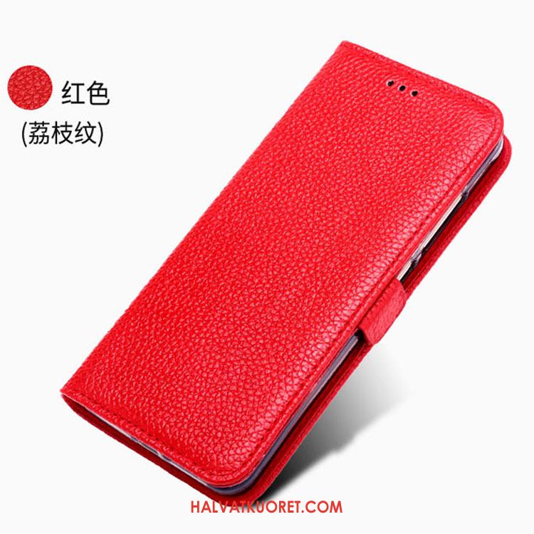 Huawei Y6 2019 Kuoret Nahkakotelo Punainen Puhelimen, Huawei Y6 2019 Kuori Persoonallisuus