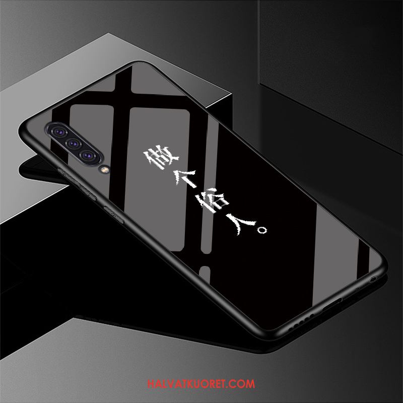 Samsung Galaxy A90 5g Kuoret Yksinkertainen Silikoni Musta, Samsung Galaxy A90 5g Kuori Puhelimen Lasi