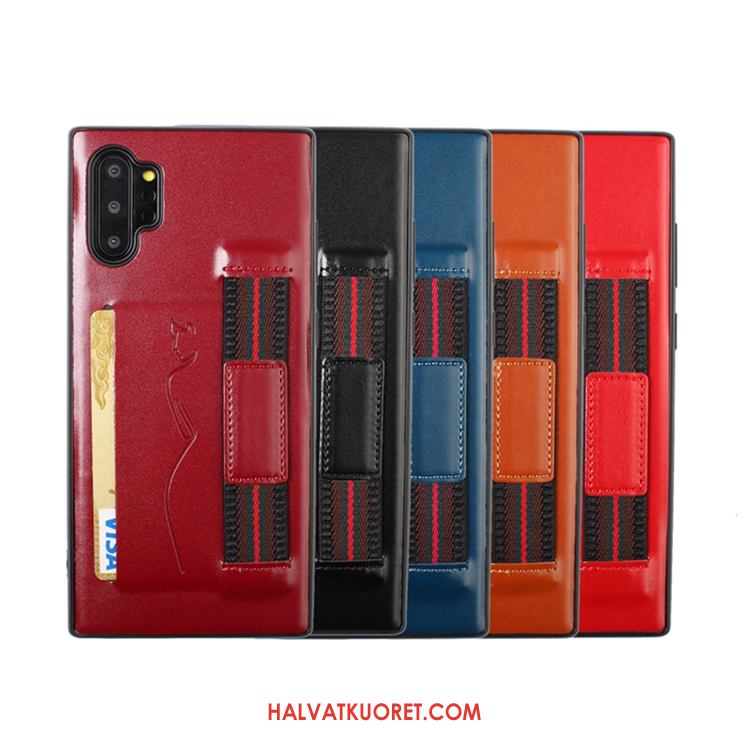 Samsung Galaxy Note 10+ Kuoret Puhelimen Kortti, Samsung Galaxy Note 10+ Kuori Punainen Pehmeä Neste