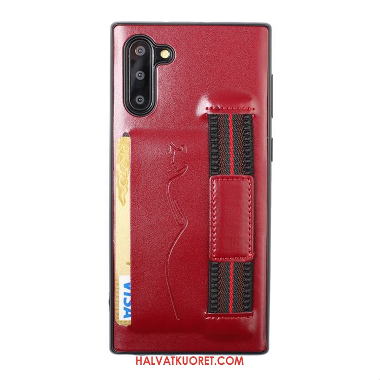 Samsung Galaxy Note 10 Kuoret Puhelimen Pehmeä Neste Punainen, Samsung Galaxy Note 10 Kuori Kortti