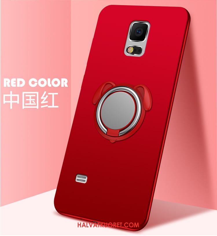 Samsung Galaxy Note 4 Kuoret Ihana Rengas Net Red, Samsung Galaxy Note 4 Kuori Silikoni Luova