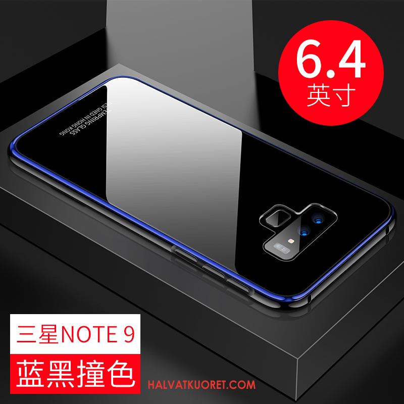 Samsung Galaxy Note 9 Kuoret All Inclusive Lasi Kehys, Samsung Galaxy Note 9 Kuori Hopea Uusi