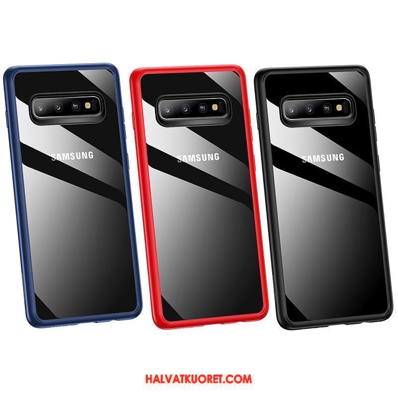 Samsung Galaxy S10+ Kuoret Yksinkertainen Silikoni Net Red, Samsung Galaxy S10+ Kuori Uusi Ohut