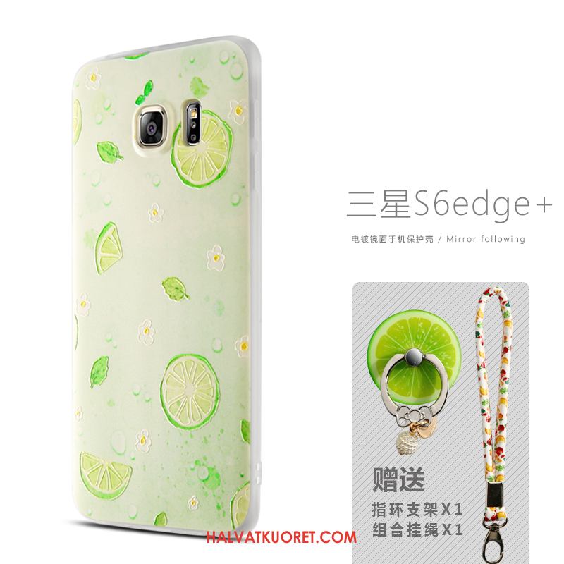Samsung Galaxy S6 Edge Kuoret Vihreä Kustannukset Puhelimen, Samsung Galaxy S6 Edge Kuori Silikoni Pieni