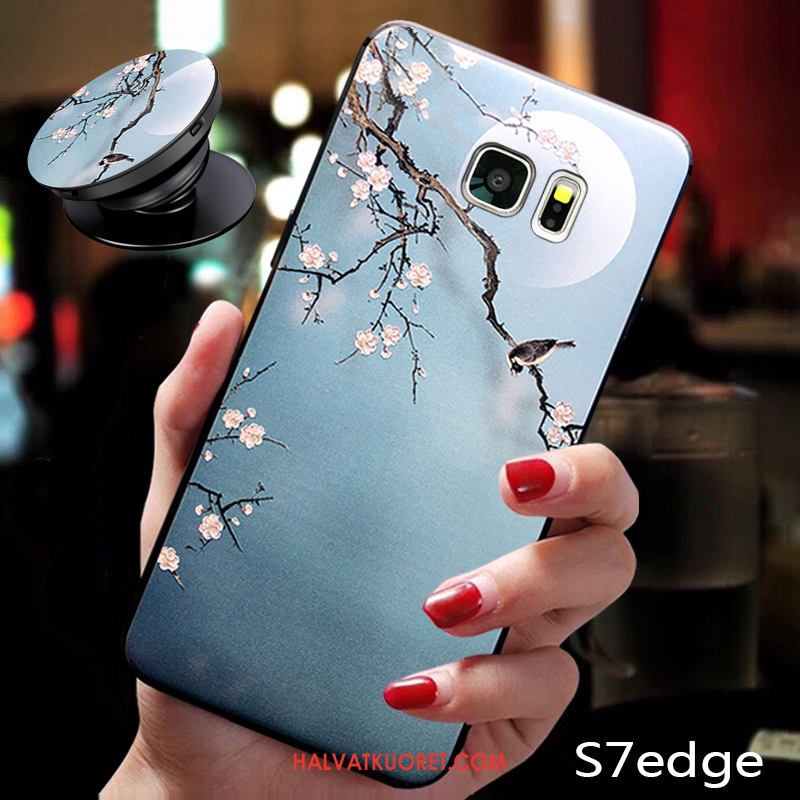 Samsung Galaxy S7 Edge Kuoret Tähti Ripustettava Kaula, Samsung Galaxy S7 Edge Kuori Sininen Puhelimen