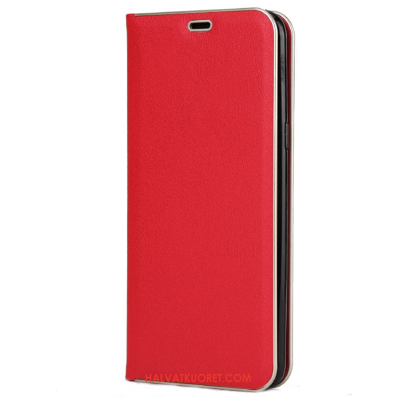 Samsung Galaxy S8 Kuoret Punainen Tähti Tuki, Samsung Galaxy S8 Kuori Nahkakotelo Kortti
