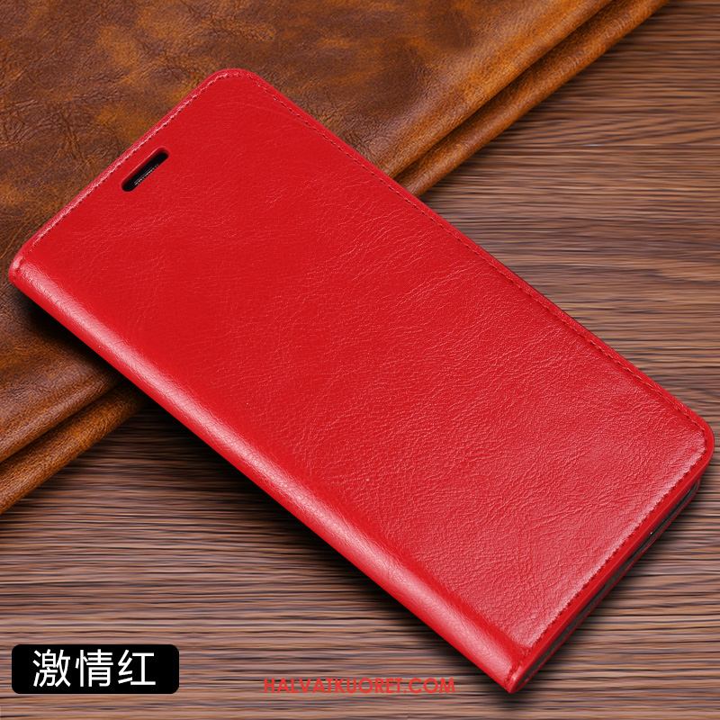 Xiaomi Mi 10 Kuoret Punainen Nahkakotelo, Xiaomi Mi 10 Kuori Puhelimen Pieni Beige
