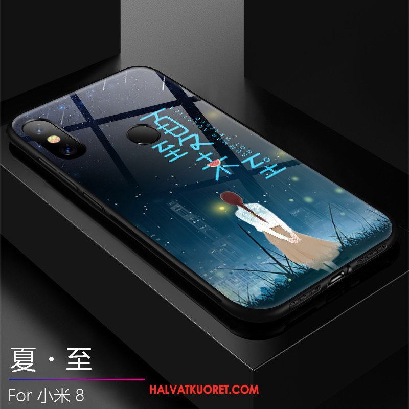 Xiaomi Mi 8 Kuoret All Inclusive Tide-brändi Luova, Xiaomi Mi 8 Kuori Rakastunut Pesty Suede Beige