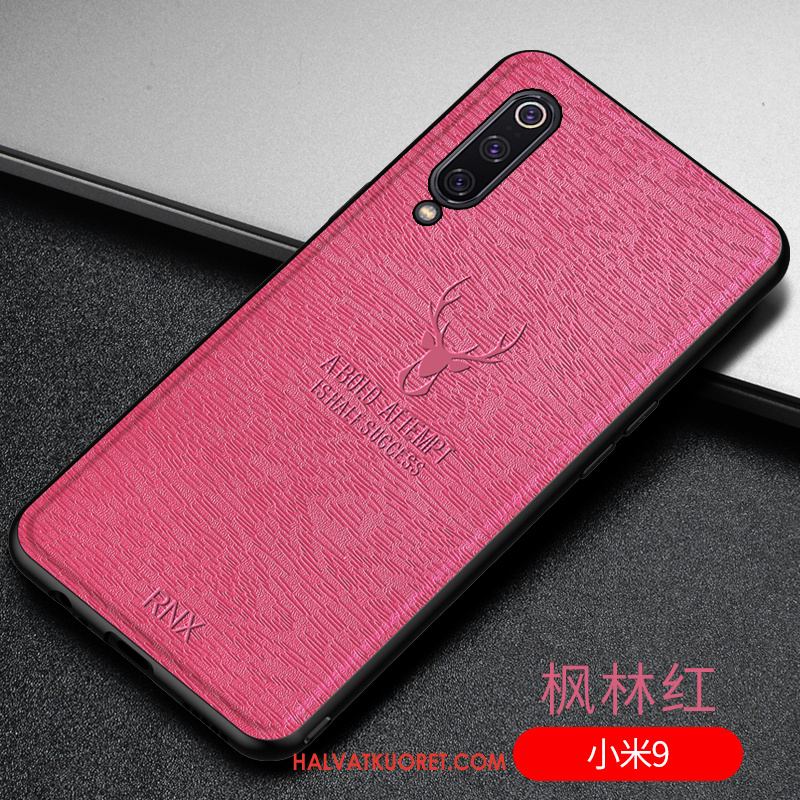 Xiaomi Mi 9 Kuoret Persoonallisuus Punainen Ohut, Xiaomi Mi 9 Kuori Magneettinen Murtumaton Beige