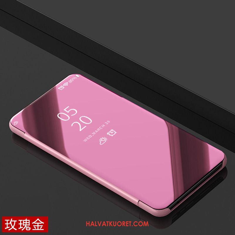 Xiaomi Mi 9 Kuoret Pieni Kulta Nahkakotelo, Xiaomi Mi 9 Kuori Peili Puhelimen Beige