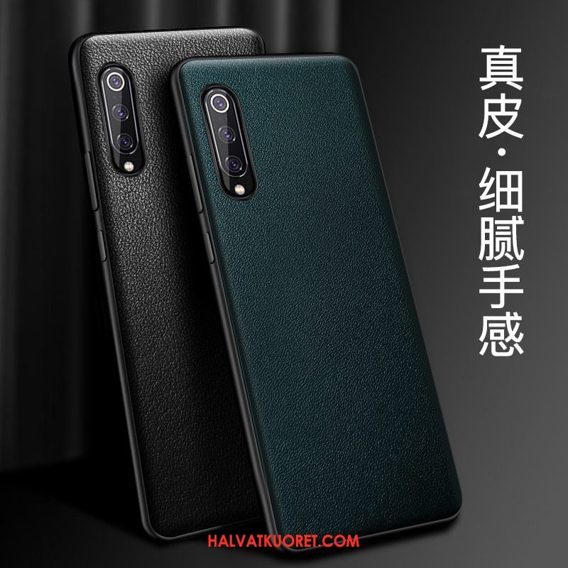 Xiaomi Mi 9 Lite Kuoret Kotelo Pieni Liiketoiminta, Xiaomi Mi 9 Lite Kuori Puhelimen Aito Nahka Beige
