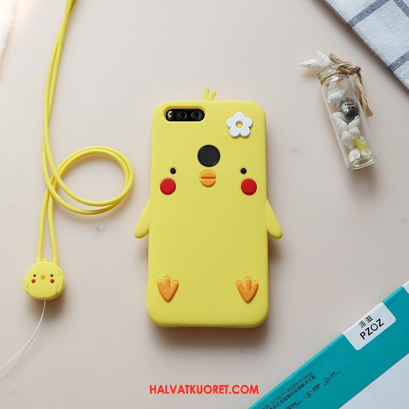 Xiaomi Mi A1 Kuoret All Inclusive Keltainen Tide-brändi, Xiaomi Mi A1 Kuori Pehmeä Neste Suojaus Beige