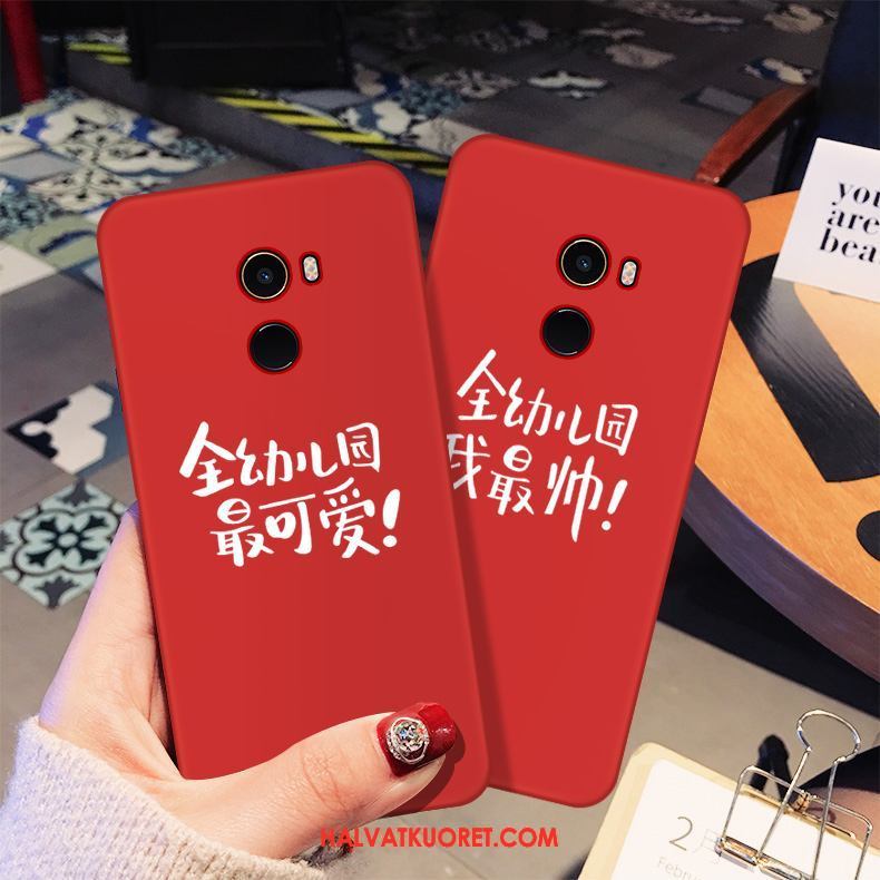 Xiaomi Mi Mix 2 Kuoret Pieni Punainen Pehmeä Neste, Xiaomi Mi Mix 2 Kuori Persoonallisuus All Inclusive Beige
